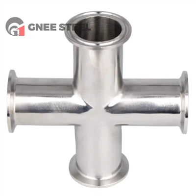 SUS 304L Four Way Stainless Steel Pipe Fitting