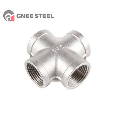 SUS 310 Four Way Stainless Steel Pipe Fitting