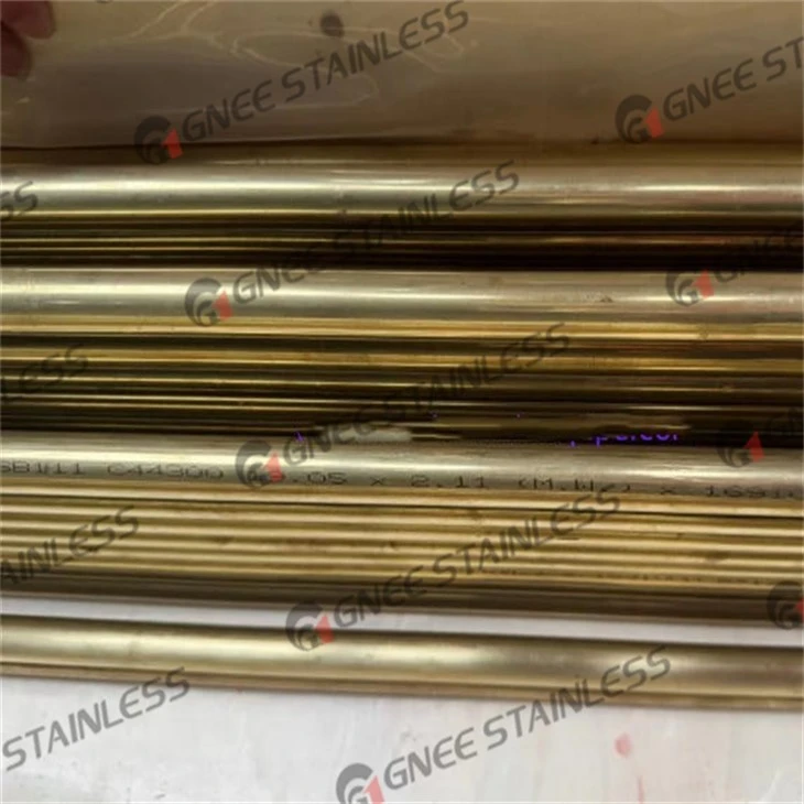 ASME SB111 C44300 U-Bend Copper Alloy Tube For Heat Exchanger