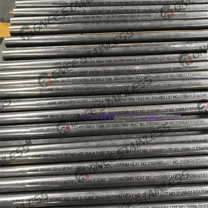 ASTM B163 UNS N04400 Alloy Heat Exchanger Tube