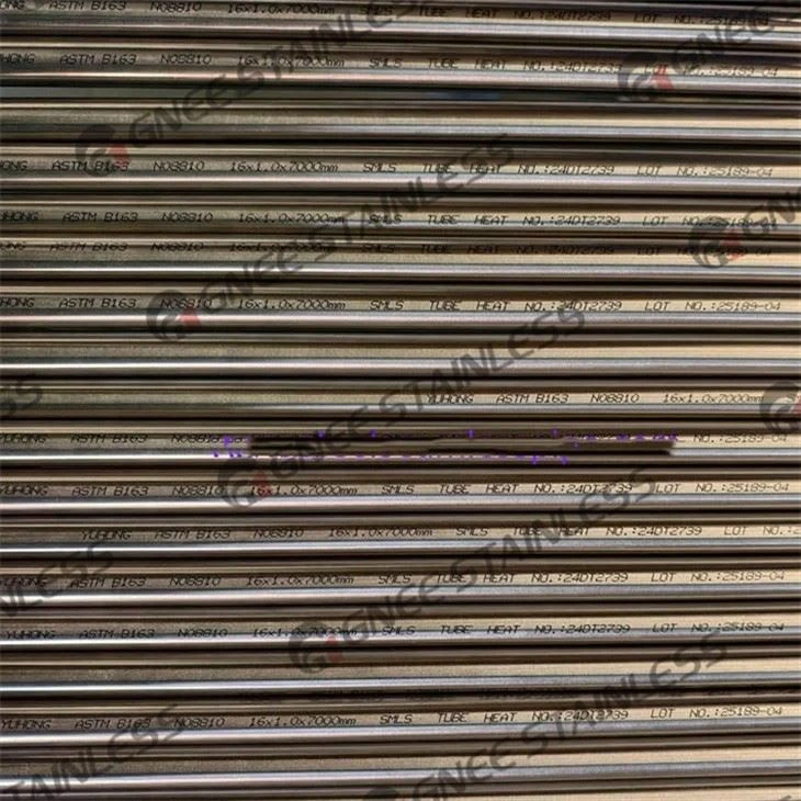 ASTM B163 UNS N08810 Bright Annealed Nickel Alloy Tube