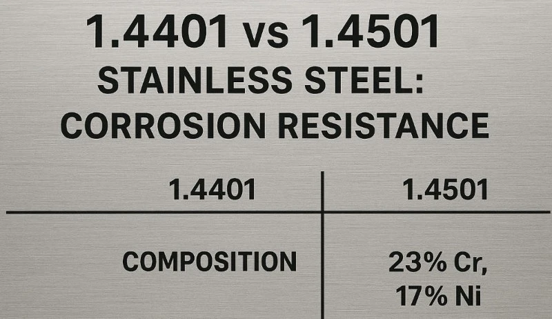1.4401 vs 1.4501 Stainless Steel: Corrosion Resistance 1.4401 vs 1.4501 Stainless Steel: Corrosion Resistance