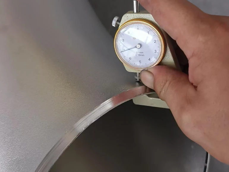Wall thickness measurement Wall thickness measurement