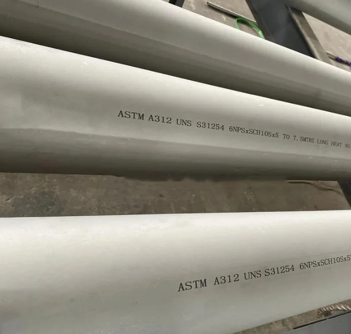ASTM A312 UNS S31254 Seamless Stainless Steel Pipe ASTM A312 UNS S31254 Seamless Stainless Steel Pipe