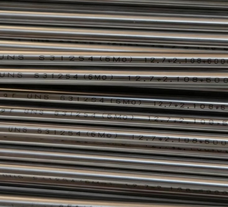 Alloy 254 SMO Electropolished Tubing Alloy 254 SMO Electropolished Tubing