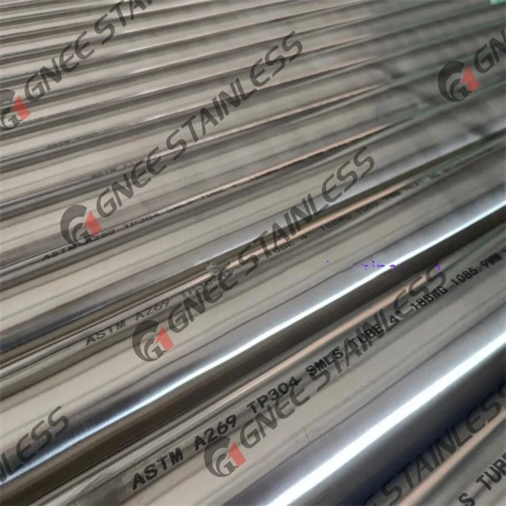 ASTM A269 TP304 Bright Annealed Stainless Steel Seamless Tube