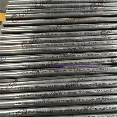 ASTM B163 UNS N04400 Alloy Heat Exchanger Tube